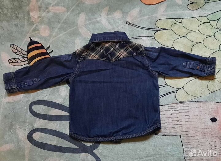 Рубашка джинсовая