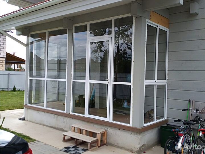 Веранда остекление
