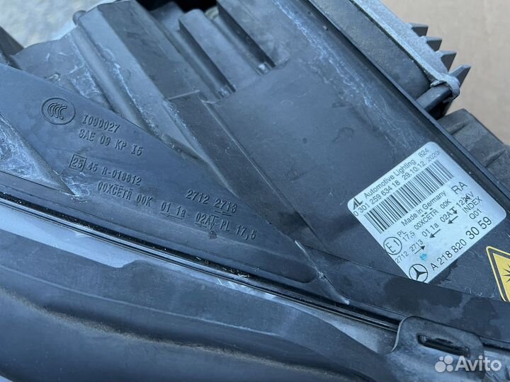 Фара левая CLS W218 три блока