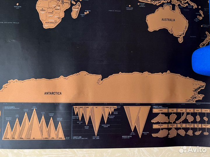 Новая скретч-карта мира