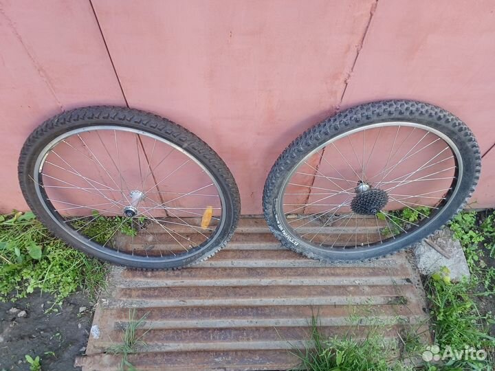 Колеса для велосипеда 26 под v-brake (вилсет)