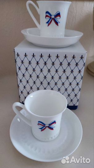 Кофейная пара пара ифз- императорский фарфор 2 шт