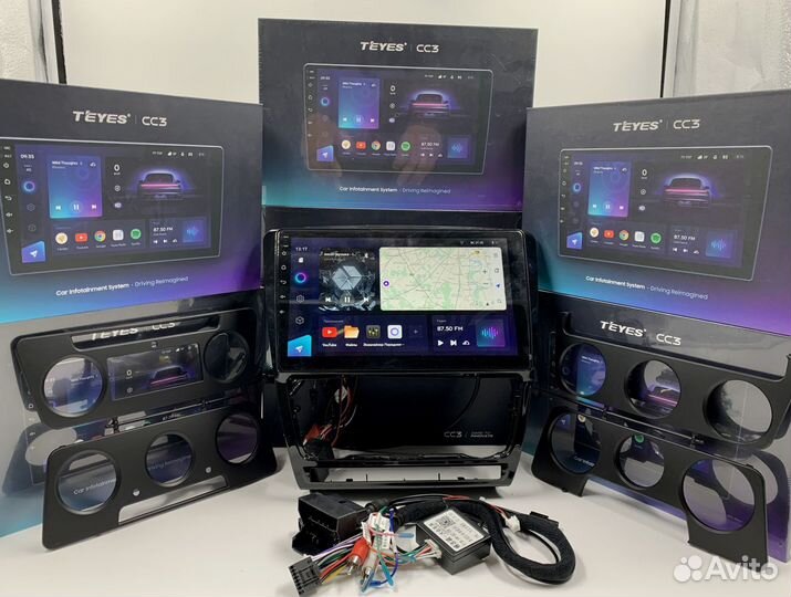 Магнитола на андройде Teyes 4/64 для Skoda