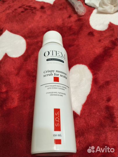 Мусс скраб для волос 