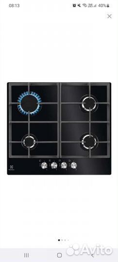 Газовая варочная панель Electrolux GPE 263 YK, New