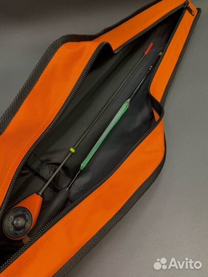 Чехол для зимних удилищ RodStars оранжевый