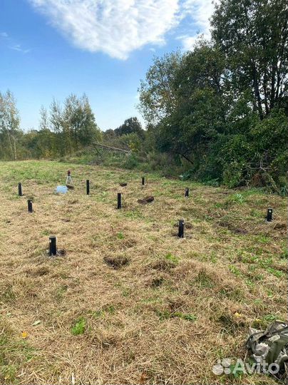 Установка винтовых свай