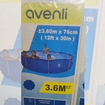 Каркасный бассейн avenli 3.6м 76см