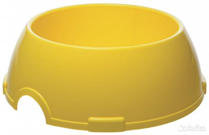 Миска желтая пластик 1,25л