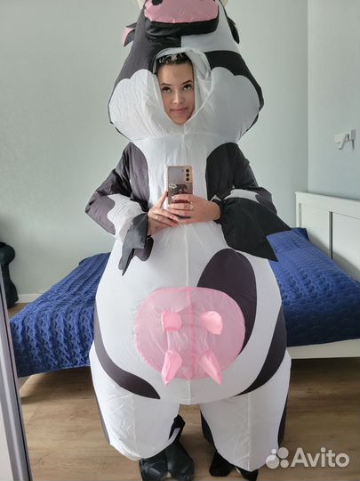 Надувной костюм динозавр, единорог,аренда сутки