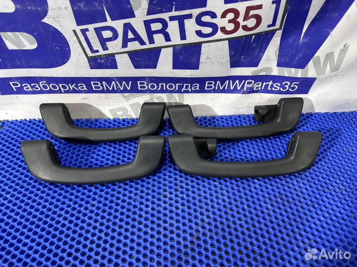 Чёрная ручка потолка BMW F10 комплект 4шт