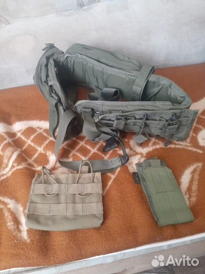 Пояс тактический Pantac с подсумками, подсумки