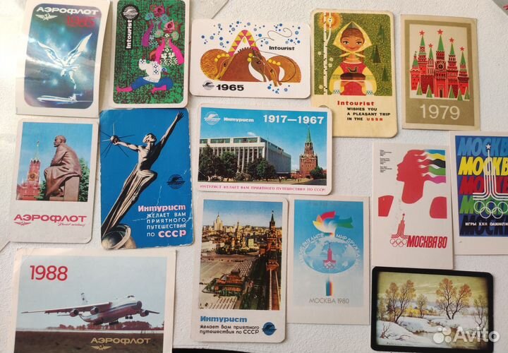 Карманные календарики СССР