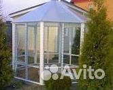 Остекление беседки раздвижное