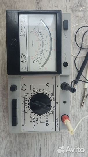 Тестер мультиметр СССР Ц4353 с чехлом