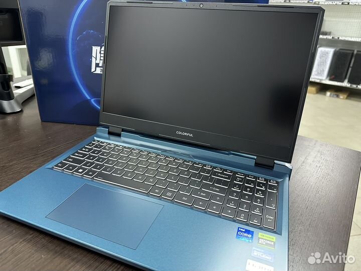 Ноутбук новый Colorful P15 i5 rtx 4060 2k 165hz