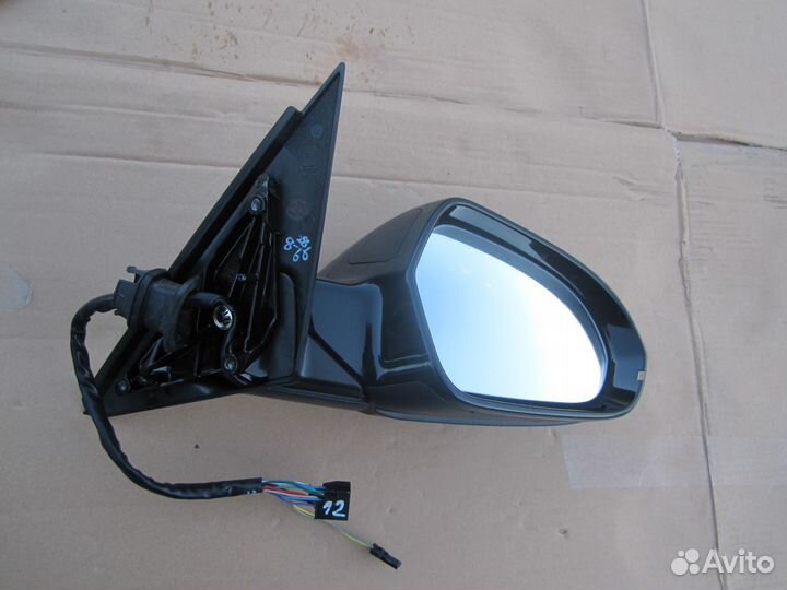 Зеркало правое 12+2 конт Аналог Audi A6 2011-2018