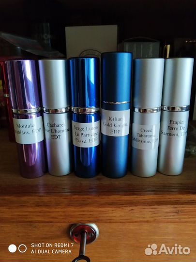 Парфюмерия оригинал, отливанты