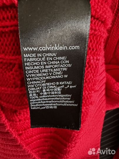 Джемпер calvin klein