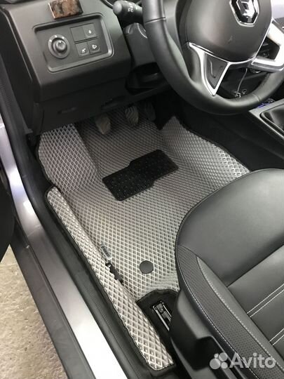 Коврики в машину eva в подарок подпятник + 2 лого