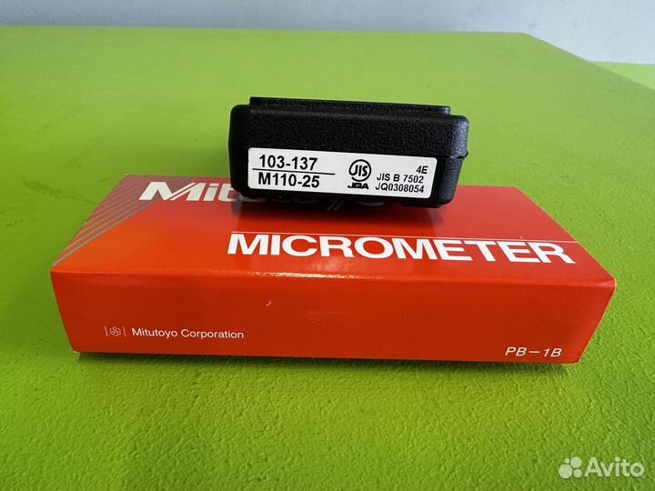 Микрометр 0-25 мм 0,01 мм Mitutoyo 103-137(Япония)