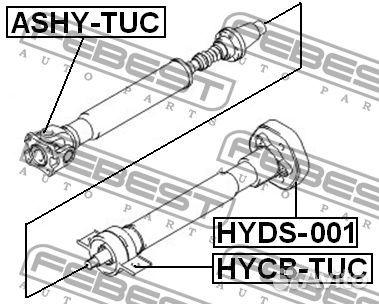 Febest hycb-TUC Подшипник hyundai tucson 04-10 под