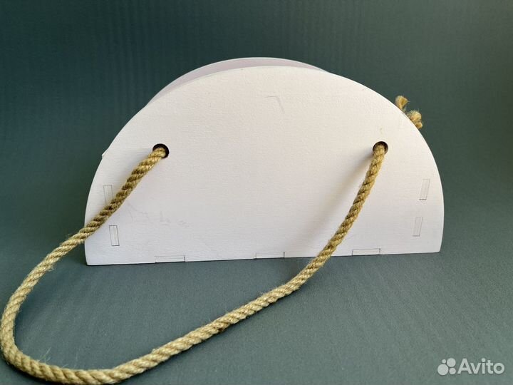 Коробка для цветов и подарков деревянный ящик