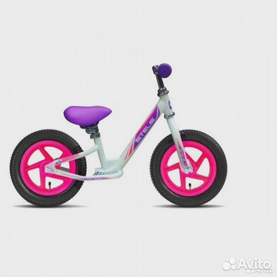 Новый детский беговел stels powerkid 12