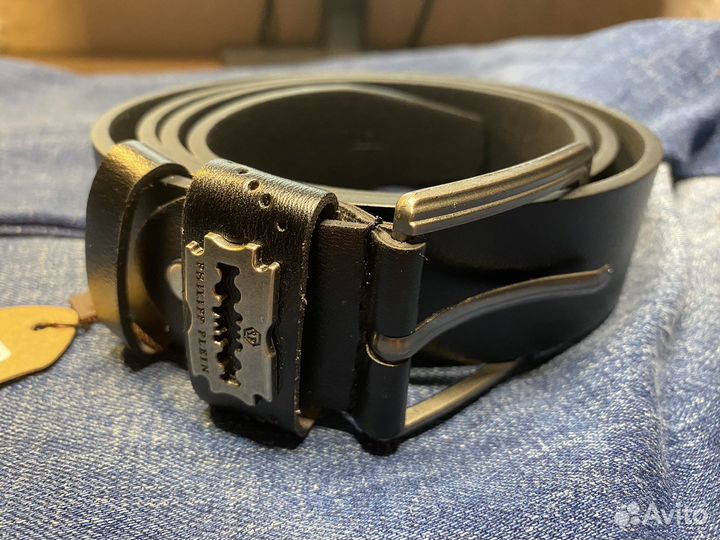 Ремень кожаный мужской Philipp Plein