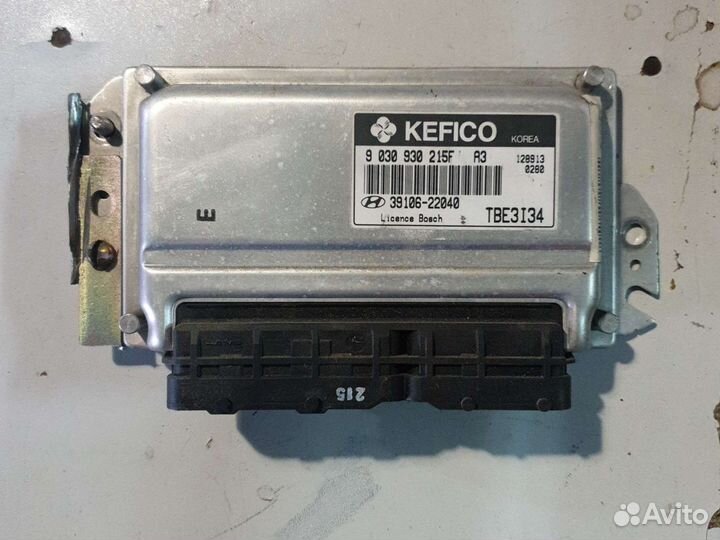 Блок управления двигателя хендай гетц 1.3