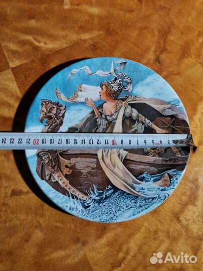 Настенная тарелка. Англия, 1981 год