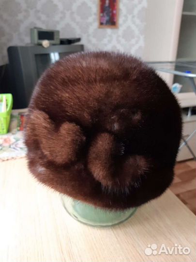 Норковая шапка женская