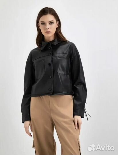 Куртка кожаная женская
