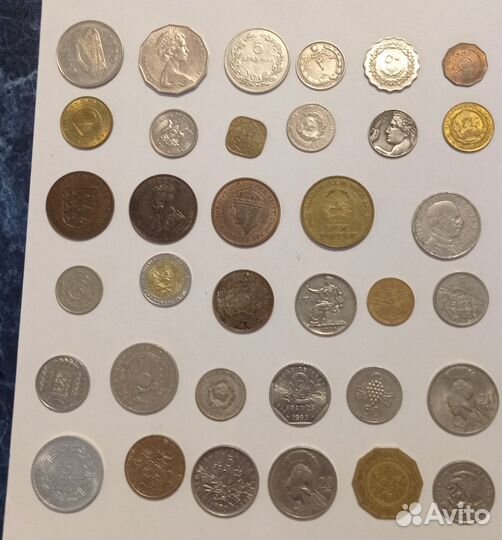 Набор иностранных монет