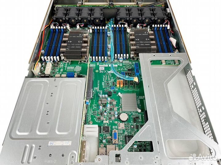 Сервер Supermicro 6019U-TR25M 2xGold 6278C 16Gb