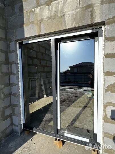 Портал раздвижной теплый пвх