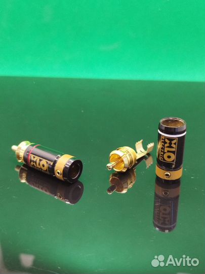 Разъемы RCA XLO диаметр до 7мм.(2шт)