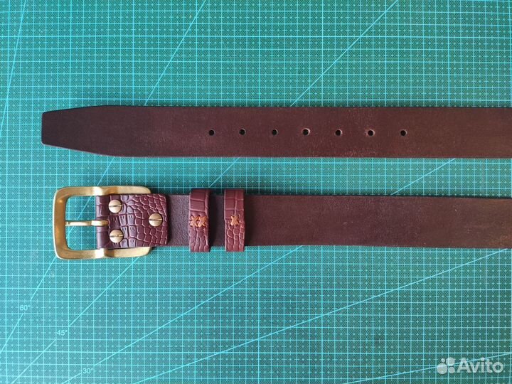 Ремень 40 мм из натуральной кожи
