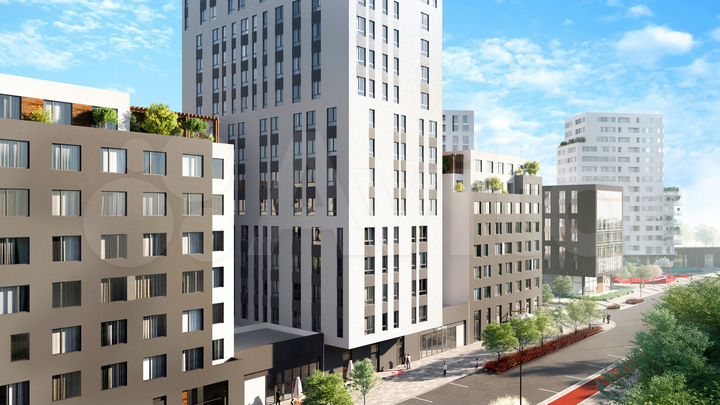 1-к. квартира, 57,6 м², 1/17 эт.