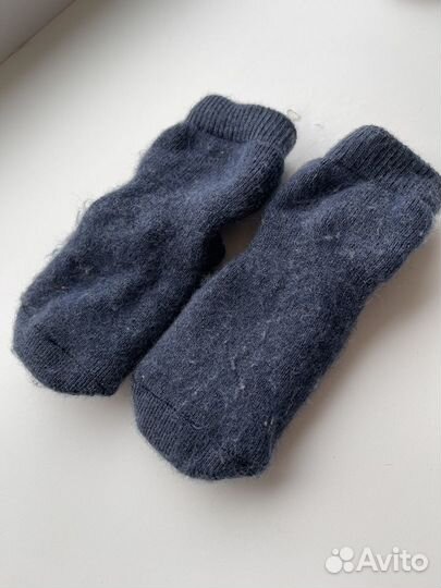 Носки/пинетки шерстяные детские на малышей