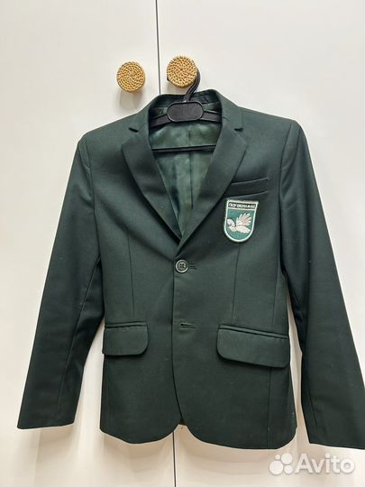 Зеленый пиджак 128-134