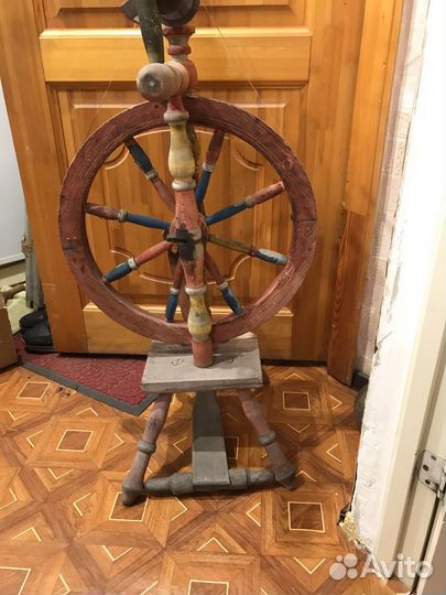 Прялка деревянная старинная