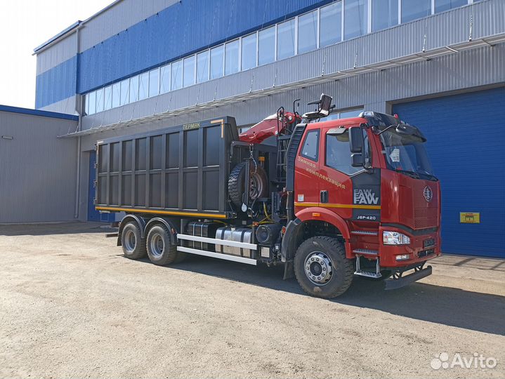 Ломовоз 30 м³ ПЗГТ на FAW 3250 с КМУ Велмаш-С, 2024