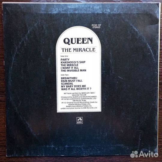 Queen The Miracle - 1989