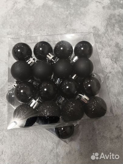 Елочные шары пластик