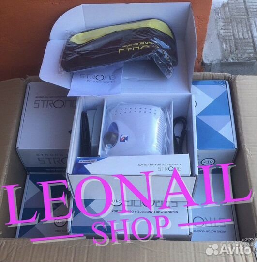 Маникюрный аппарат strong 210 / с педалью / достав