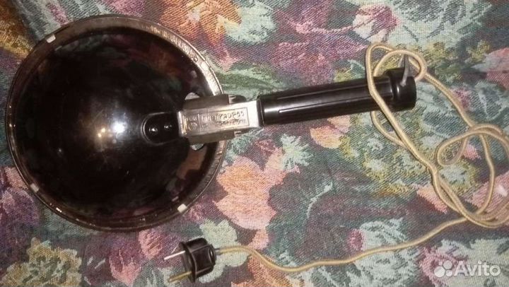 Синяя лампа для прогревания