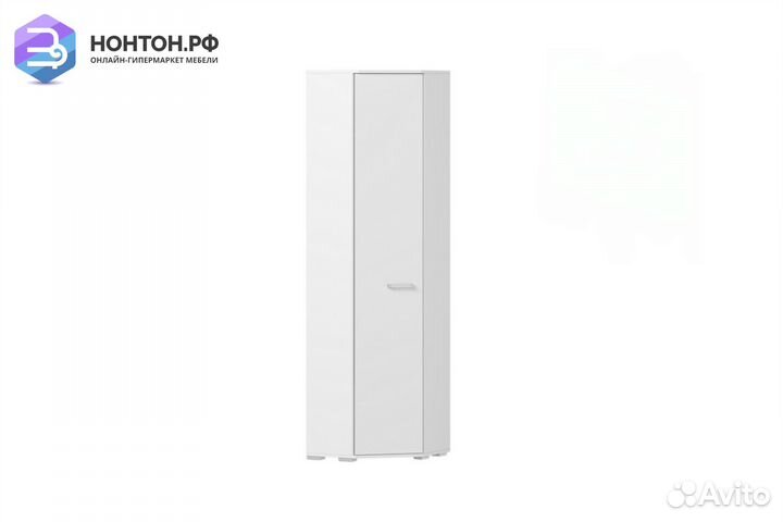 Шкаф Домино А угловой белый