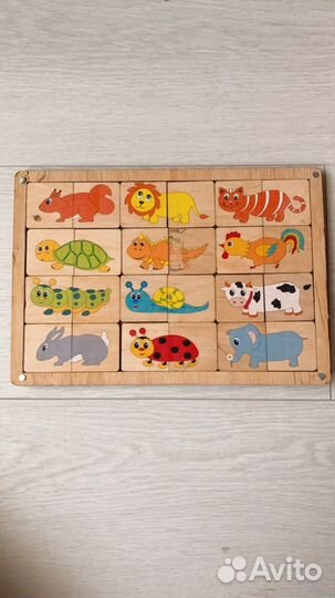 Дерянные пазлы для малышей