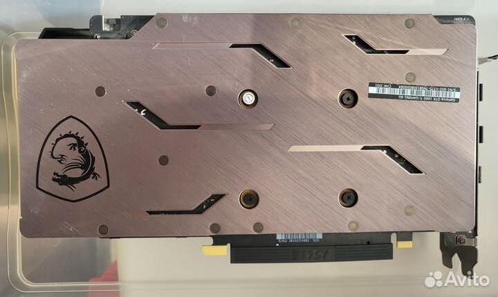 Видеокарта MSI nvidia GeForce GTX 1660TI GTX 1660